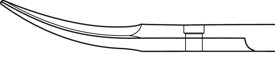 YASARGIL MICROFORM Micro Scissors, curved upwa | B. Braun
