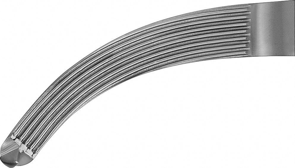 MIKULICZ Peritoneum Forceps, curved, 245 mm (9 | B. Braun