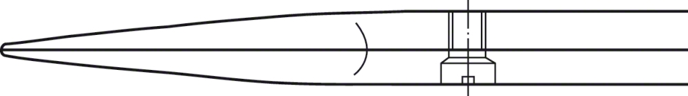 LINE DRAWING BC186R-Aesculap Article Picture (Media Manager)