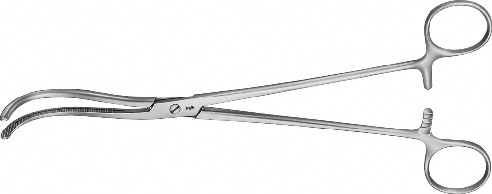 AESCULAP LX-156 ∅2.2 医療用器具 ステンレス製 STILLE Kidney Clamp, curved, 240 mm (9 1/2