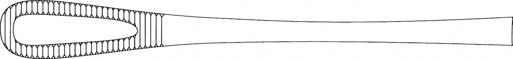 LINE DRAWING BF118R, BF118SR-Aesculap Article Picture (Media Manager)