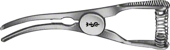 Bulldog Clamp, curved, 34 mm (1 3/8