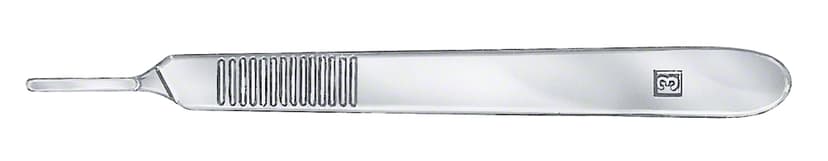 Scalpel Handle, No. 3, blade size no. 3, 125 m | B. Braun