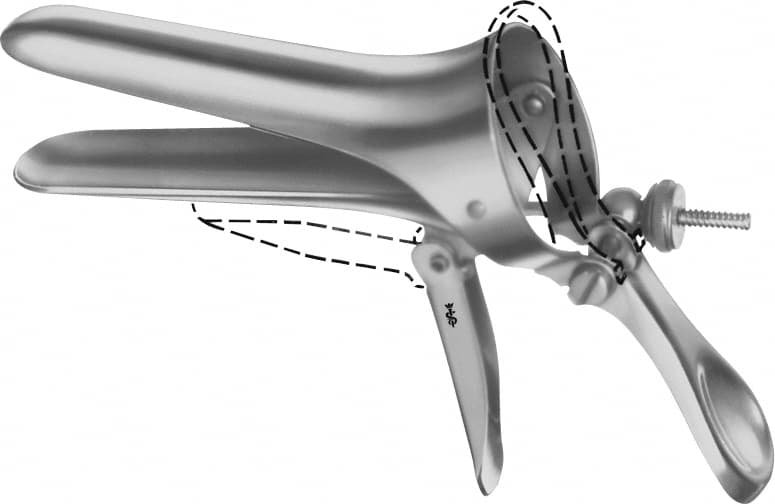 CUSCO Vaginal Specula, standard, work. length: | B. Braun