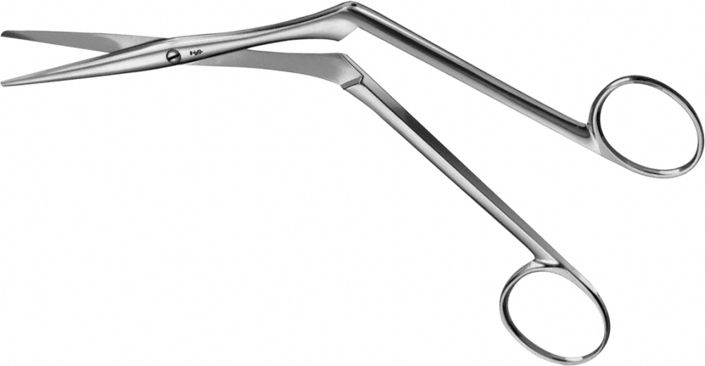 HEYMANN-KNIGHT Nasal Scissors, angled, knee be... | B. Braun