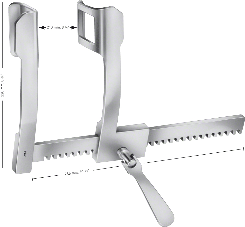 FINOCHIETTO Sternum/Rib Retractor, 220 mm (8 3... | B. Braun