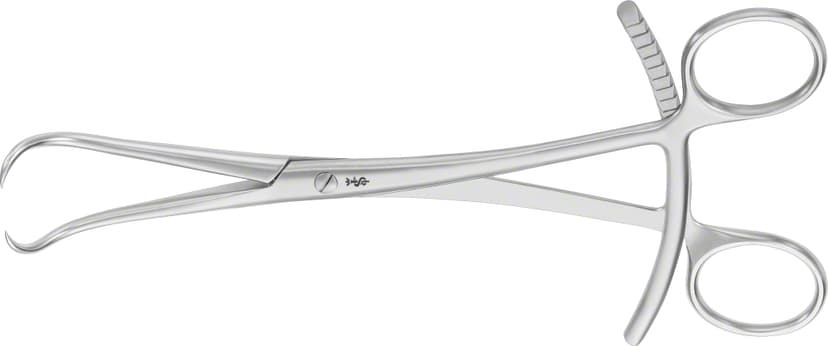 Reposition Forceps, large, curved, 200 mm (7 7 | B. Braun