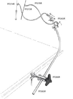 YASARGIL LEYLA Holding Device, support f. flat | B. Braun
