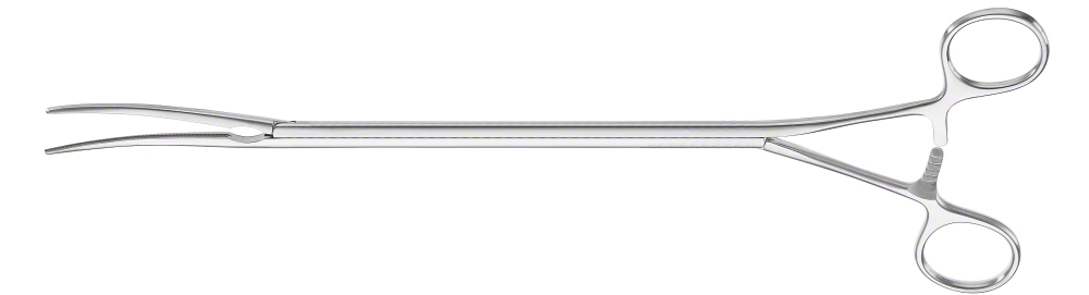 VALVE XS Aorta Clamp, curved, 290 mm (11 1/2