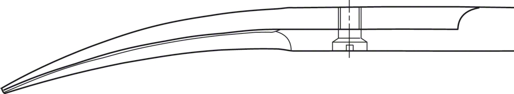 LINE DRAWING BC211B-Media Manager (Aesculap Article Picture)